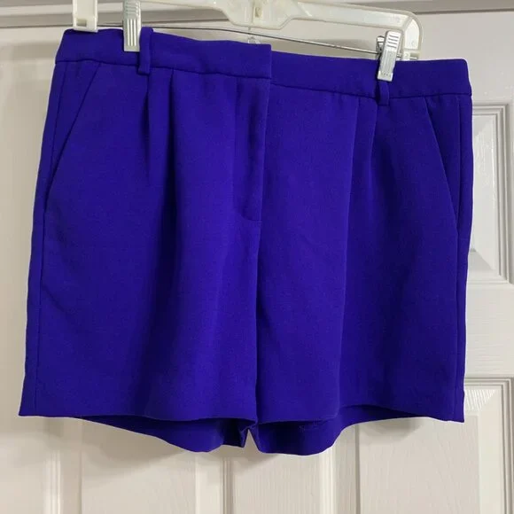 J. Crew Women's Purple Shorts, Size 8 - Picture 2 of 5